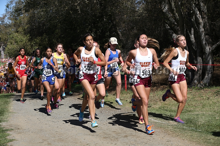 2013SIXCHS-092.JPG - 2013 Stanford Cross Country Invitational, September 28, Stanford Golf Course, Stanford, California.